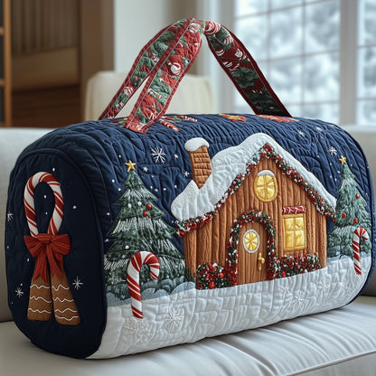 Gingerbread House Quilted Duffle Bag GFTONT3346