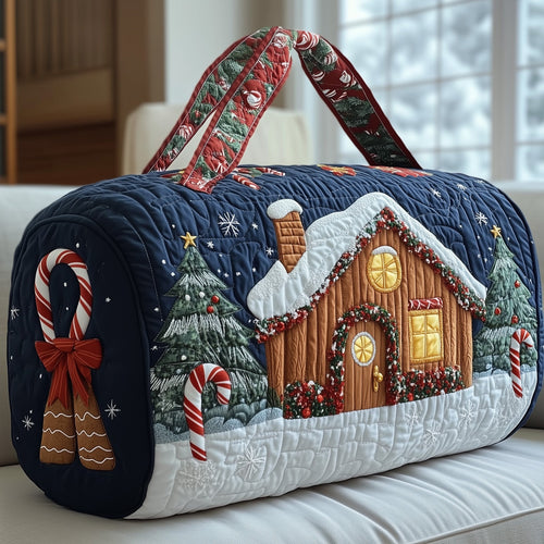 Gingerbread House Quilted Duffle Bag GFTONT3346