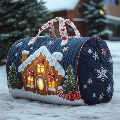 Gingerbread House Quilted Duffle Bag GFTONT3347
