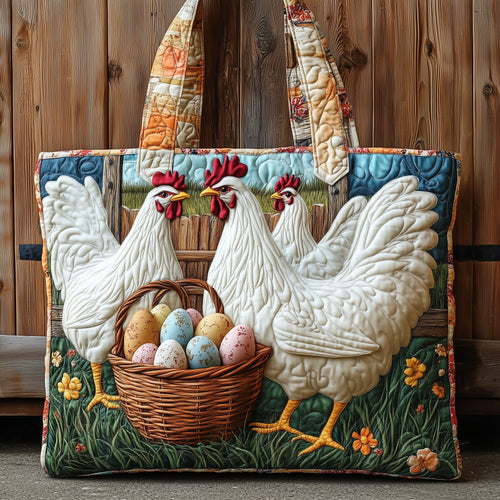 Farm Chicken Quilted Tote Bag GFTONT3364