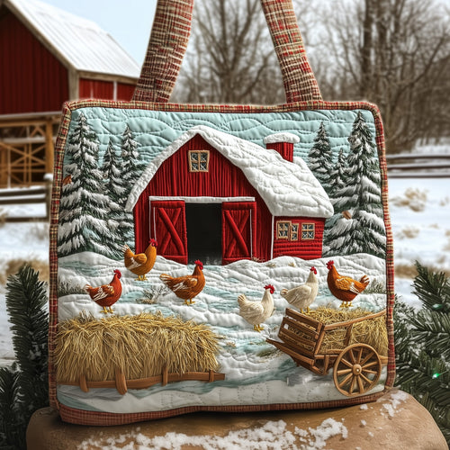 Farmhouse Coop Quilted Tote Bag GFTONT3366