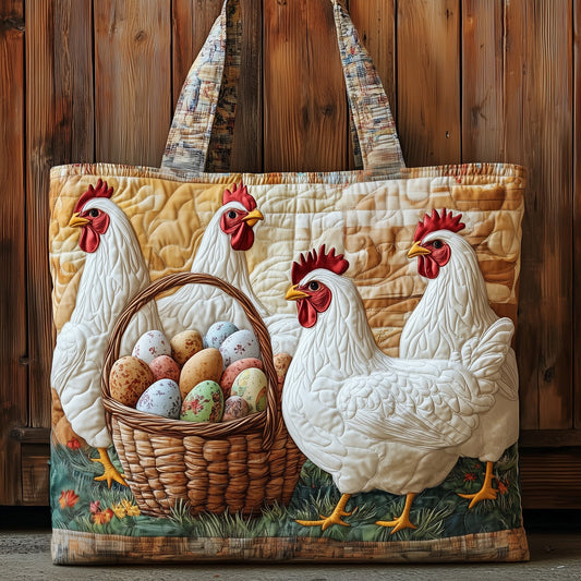 Farm Chicken Quilted Tote Bag GFTONT3369