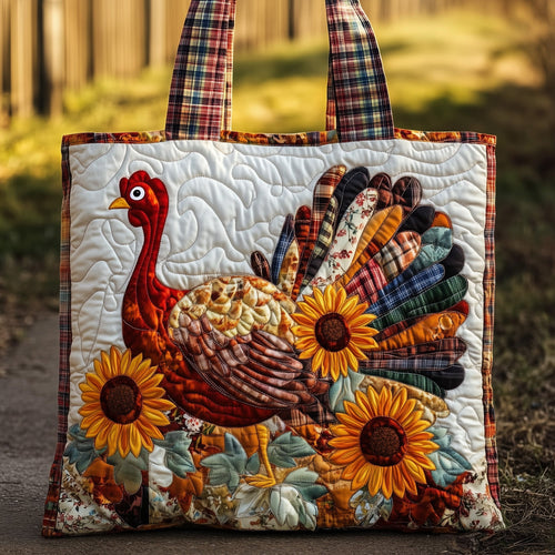 Autumn Turkey Quilted Tote Bag GFTONT3370