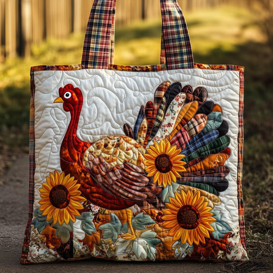 Autumn Turkey Quilted Tote Bag GFTONT3370