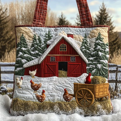 Farmhouse Coop Quilted Tote Bag GFTONT3374