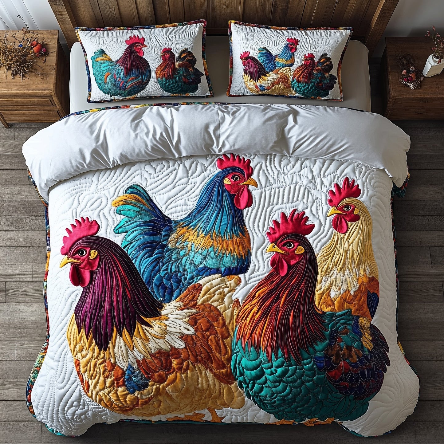 Chicken Gang Duvet Cover Set GFTONT3388