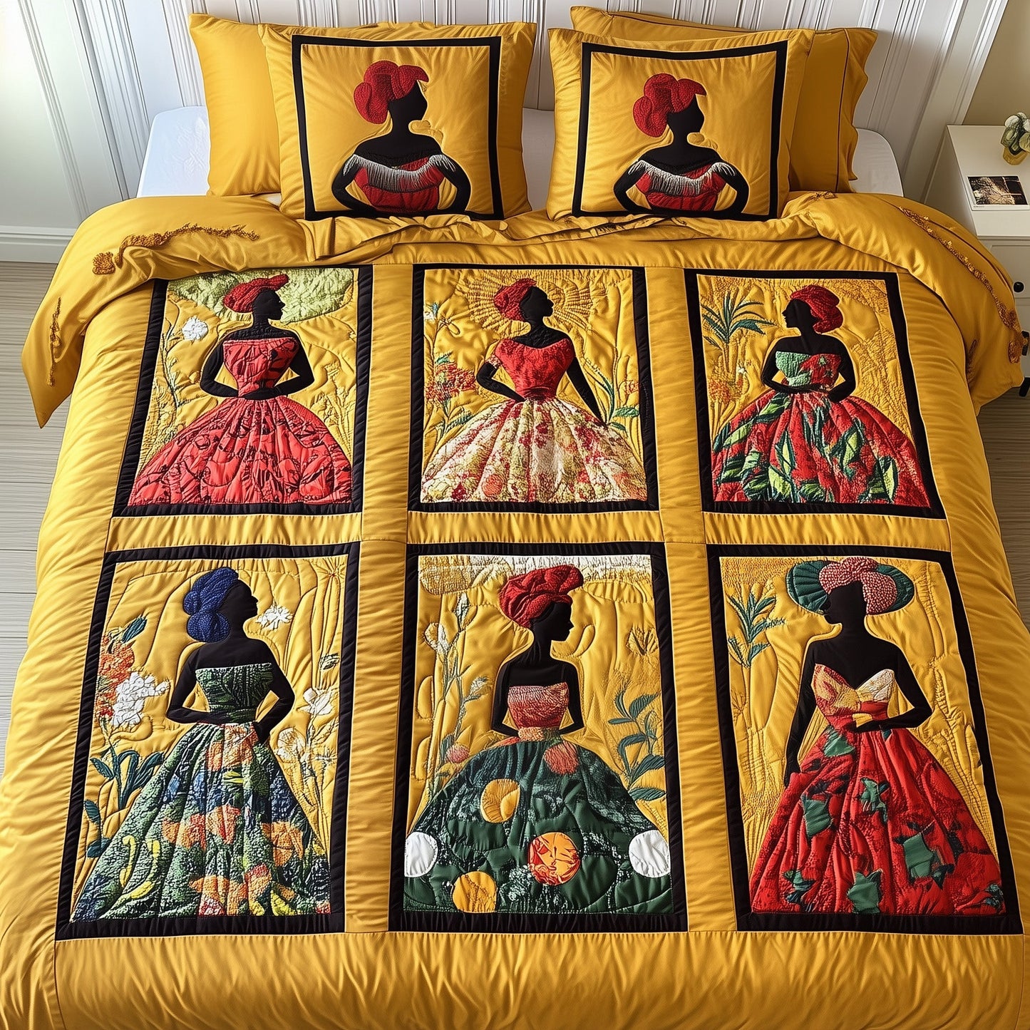 Juneteenth 3-Piece Quilted Bedding Set