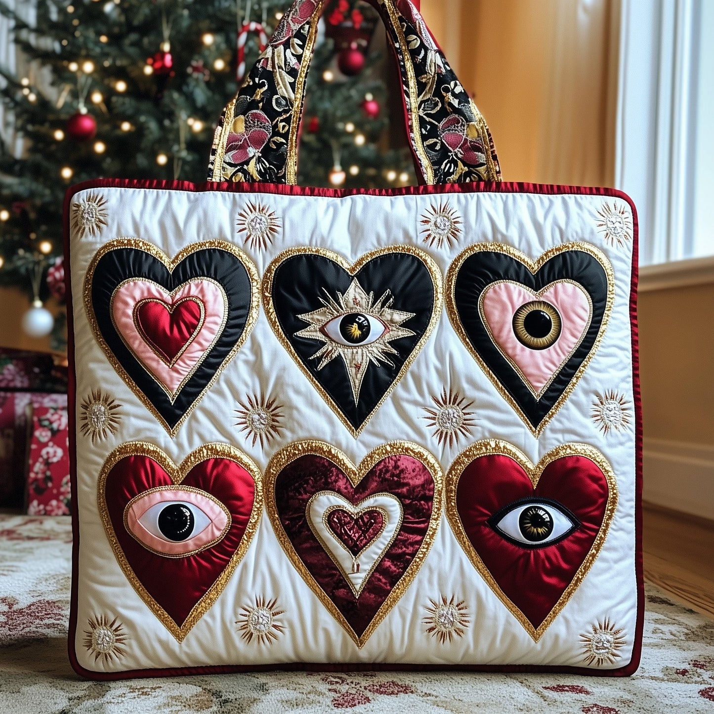 Sacred Evil Eyes Quilted Tote Bag GFTONT3456