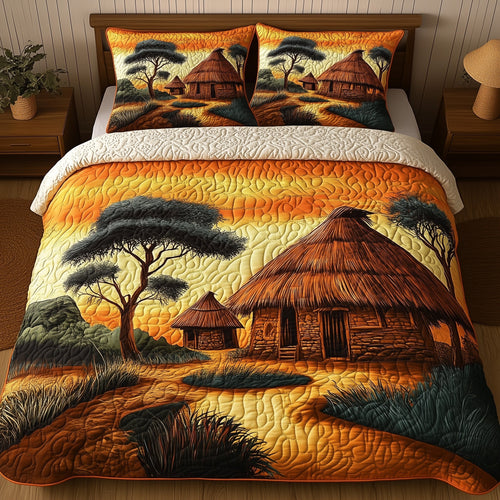 African Village Duvet Cover Set GFTONT3481
