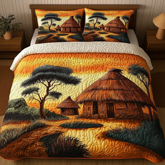 African Village Duvet Cover Set GFTONT3481