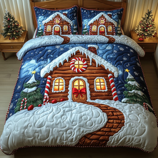 Christmas Cabin Duvet Cover Set GFTONT3486