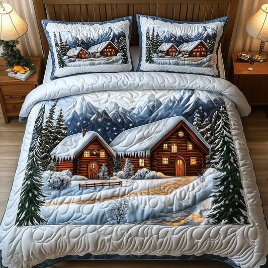 Snow Cabin Duvet Cover Set GFTONT3489