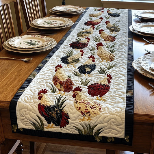 Chicken Crew Quilted Table Runner GFTONT3500