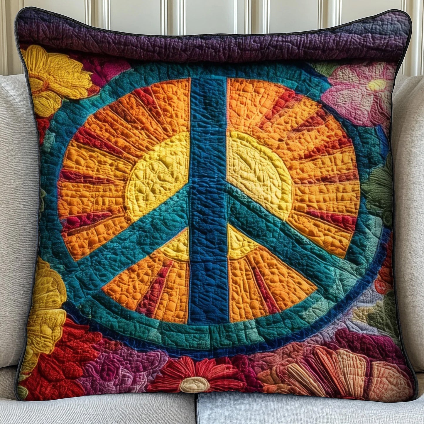 Hippie Vibe Quilted Pillow Case GFTONT3504