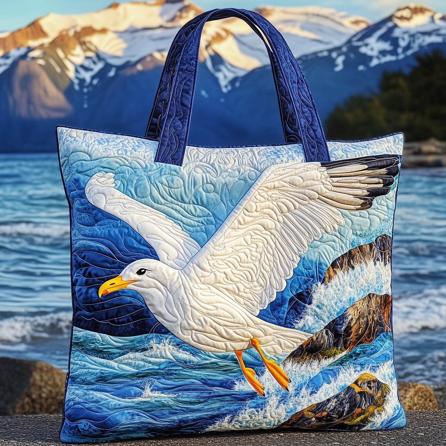 Seagull Quilted Tote Bag GFTONT3547