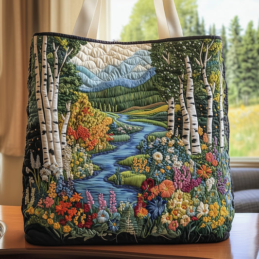 Birch Forest Quilted Tote Bag GFTONT3565