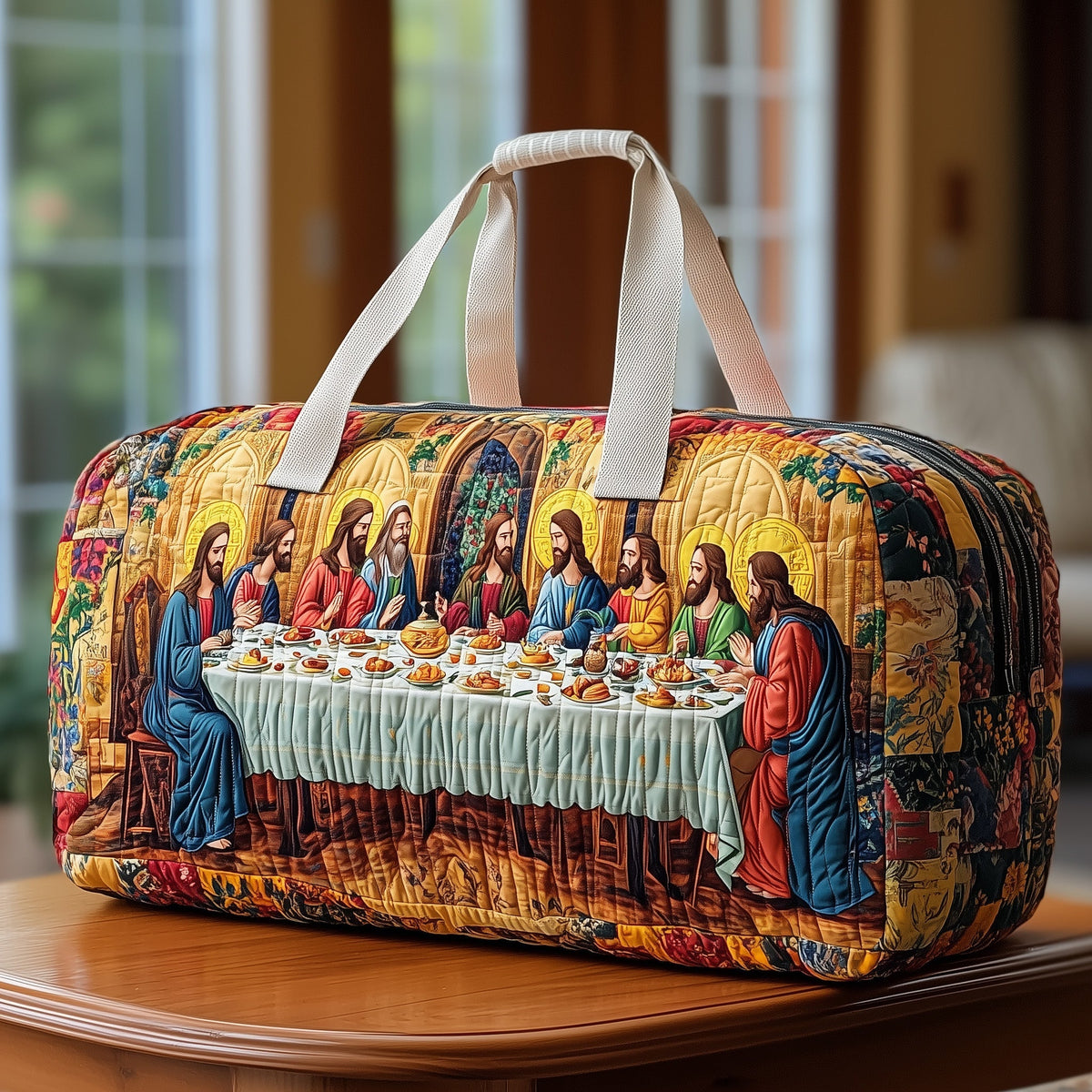 Sacred Supper Quilted Duffle Bag GFTONT3594