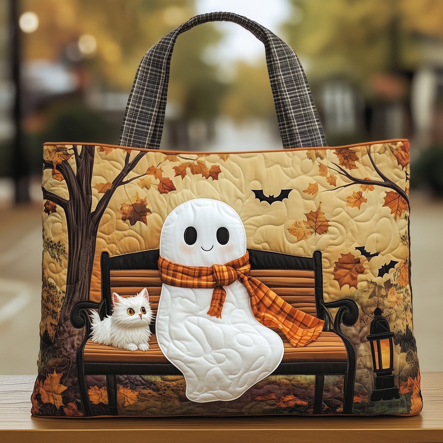 Halloween Bestie Quilted Tote Bag GFTONT3616