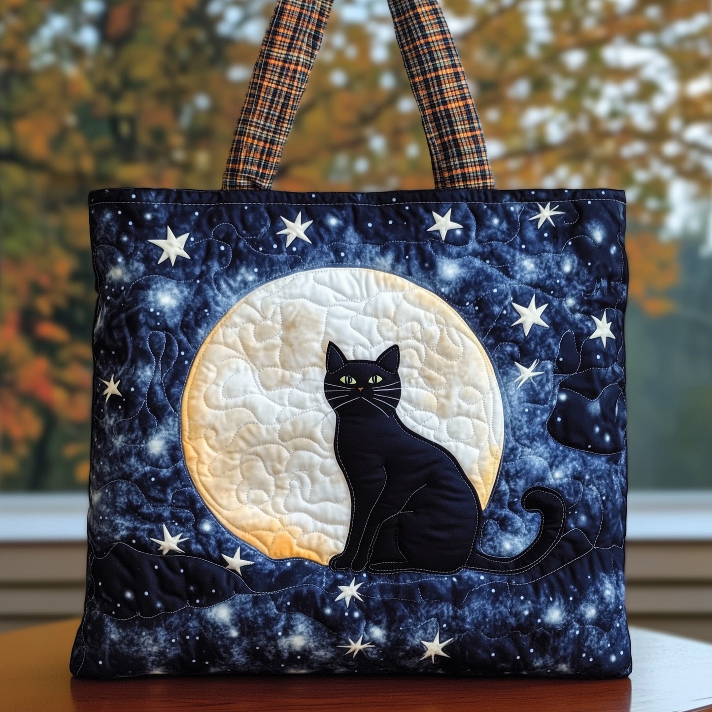 Whimsical Night Quilted Tote Bag GFTONT3618