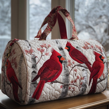 Winter Cardinal Quilted Duffle Bag GFTONT3640
