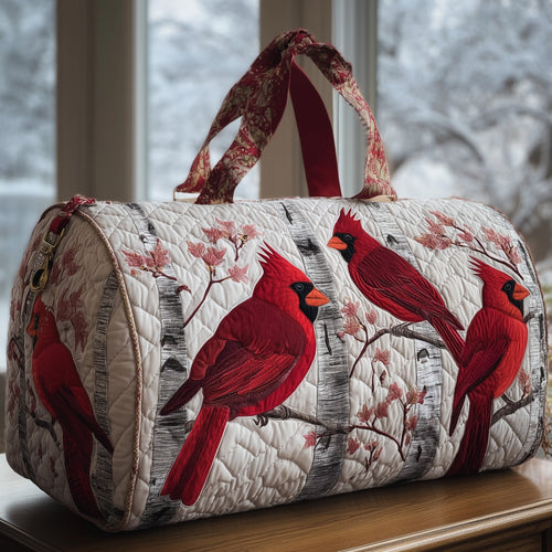 Winter Cardinal Quilted Duffle Bag GFTONT3640