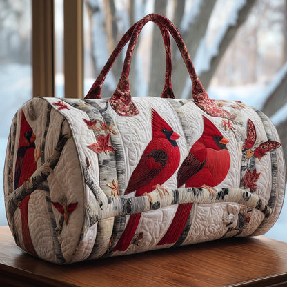 Winter Cardinal Quilted Duffle Bag GFTONT3641