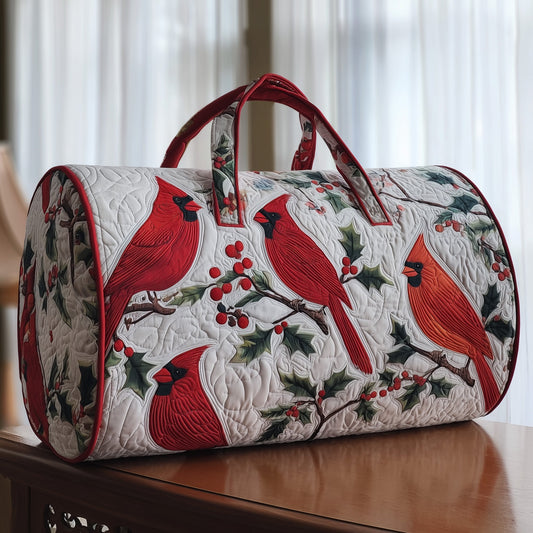Pretty Cardinal Quilted Duffle Bag GFTONT3643