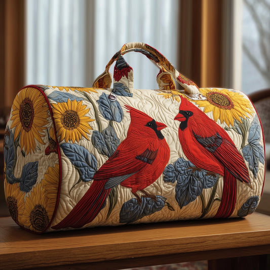 Pretty Cardinal Quilted Duffle Bag GFTONT3644