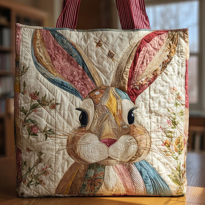 Bunny Portrait Quilted Tote Bag GFTONT3645
