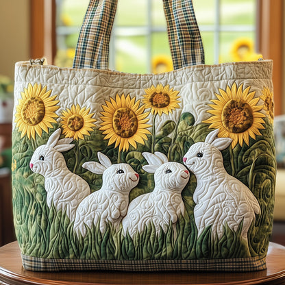 Joyful Bunnies Quilted Tote Bag GFTONT3648