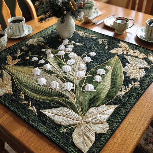 Lily of the Valley Quilted Table Topper GFTONT3665