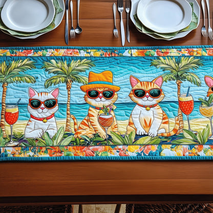 Summer Cat Quilted Table Runner GFTONT370