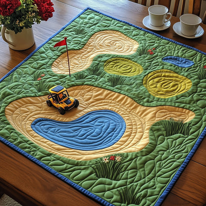 Golf Course Quilted Table Topper GFTONT3713