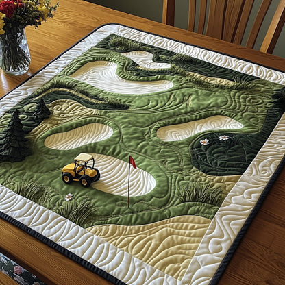 Tee Time Quilted Table Topper GFTONT3718
