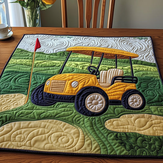 Golf Delights Quilted Table Topper GFTONT3724