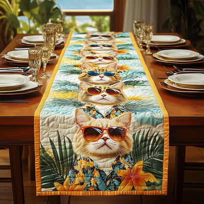 Summer Cat Quilted Table Runner GFTONT374