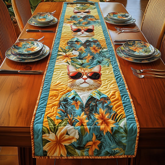 Summer Cat Quilted Table Runner GFTONT377