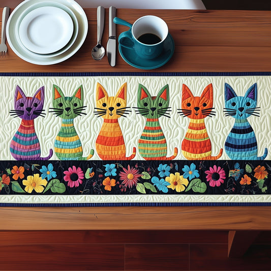 Cat Quilted Table Runner GFTONT381