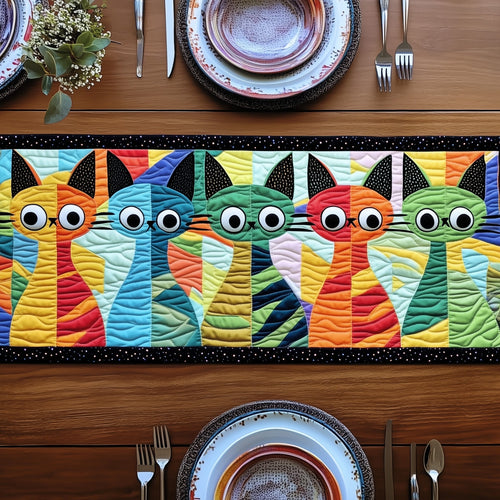 Cat Quilted Table Runner GFTONT382