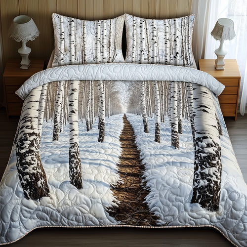 Winter Birch Duvet Cover Set GFTONT3863