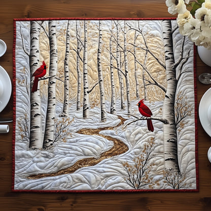 Cardinal Birch Quilted Table Topper GFTONT3869
