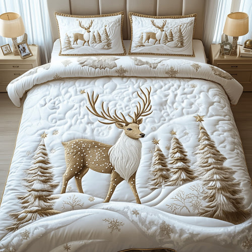 Winter Deer Duvet Cover Set GFTONT3912
