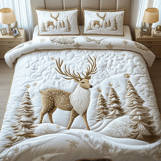 Winter Deer Duvet Cover Set GFTONT3912