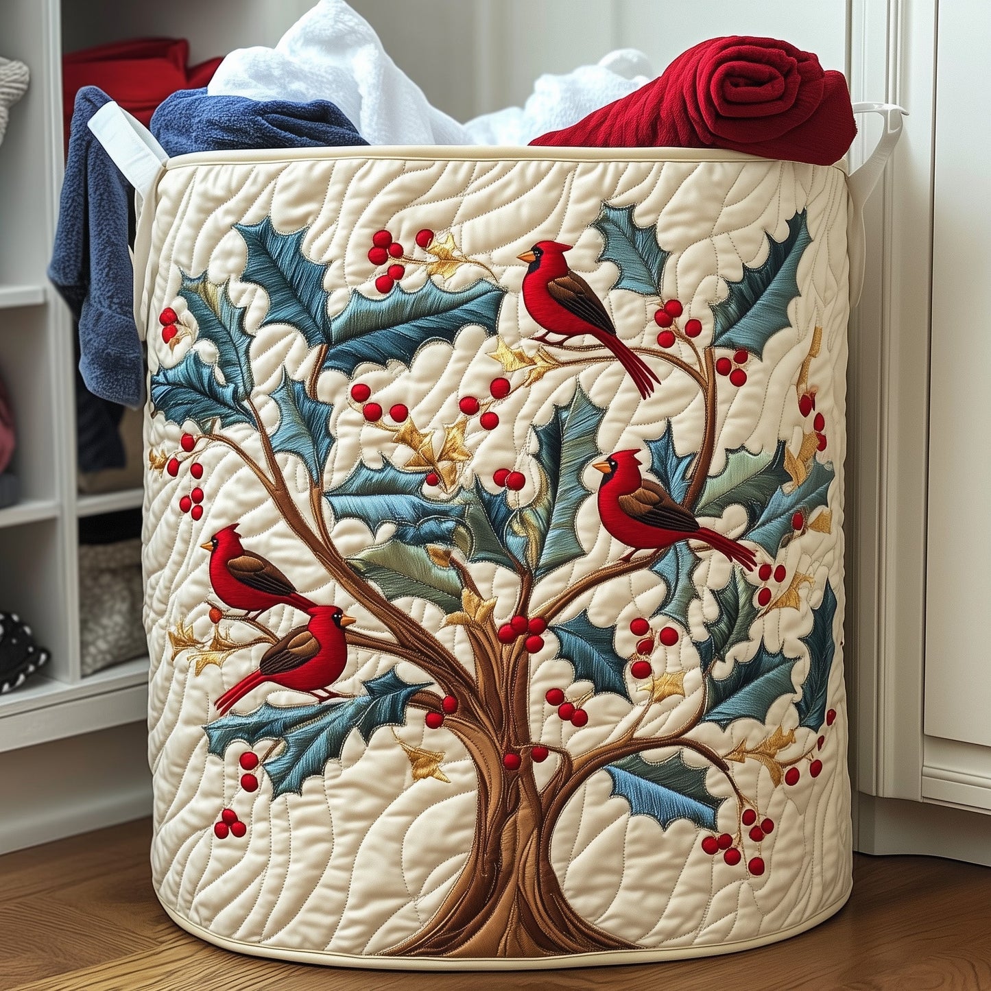 Cardinal Tree Quilted Laundry Basket GFTONT3952
