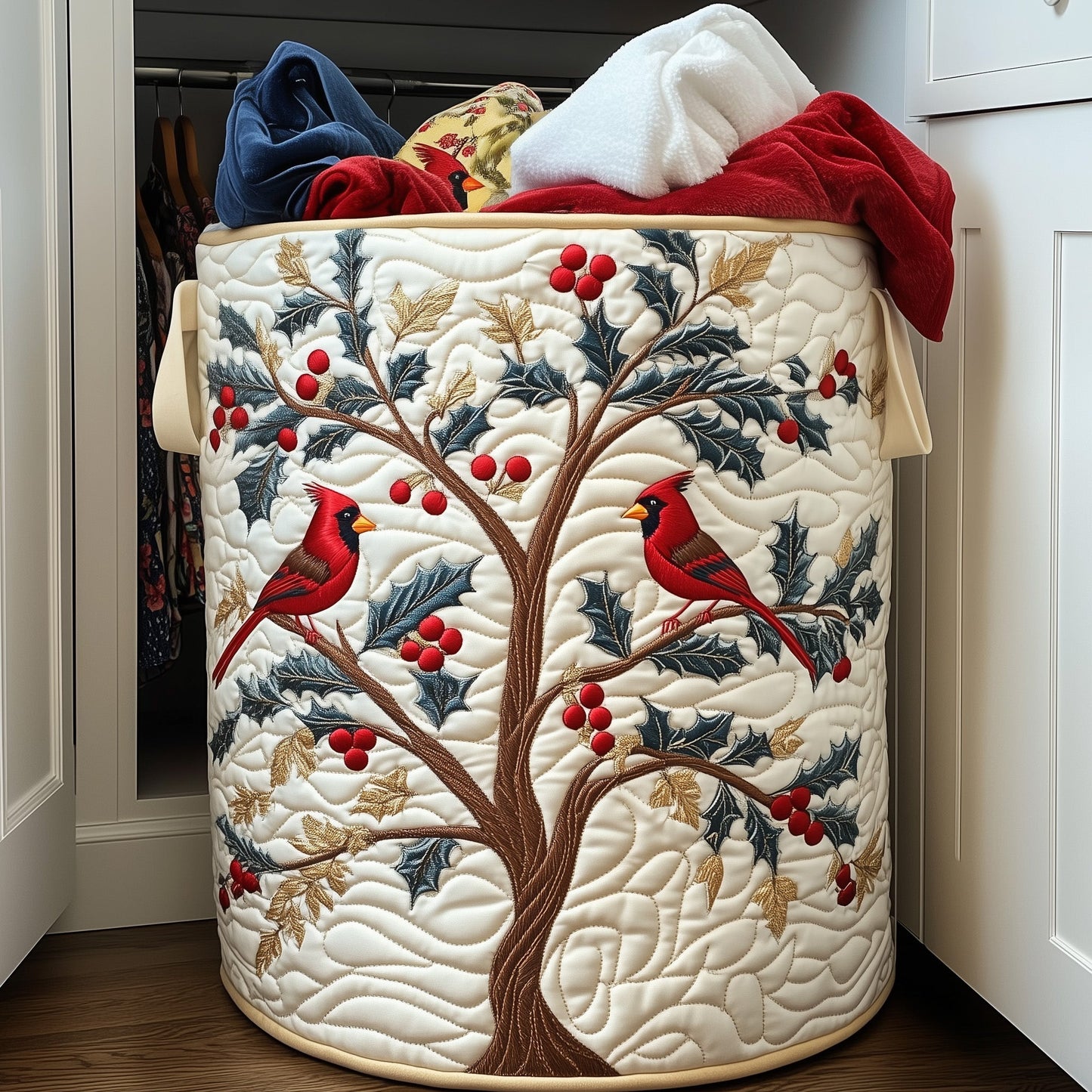 Cardinal Tree Quilted Laundry Basket GFTONT3953