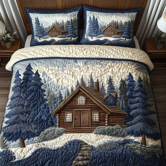 Snow Cabin Duvet Cover Set GFTONT3961