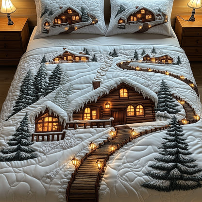 Snow Cabin Duvet Cover Set GFTONT3963