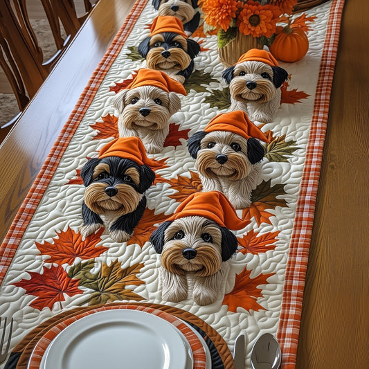 Terrier Joy Quilted Table Runner GFTONT3977