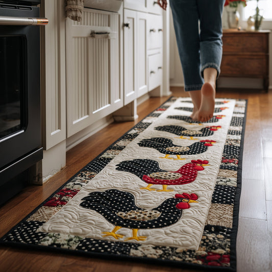 Whimsical Chickens Runner Rug GFTONT3996