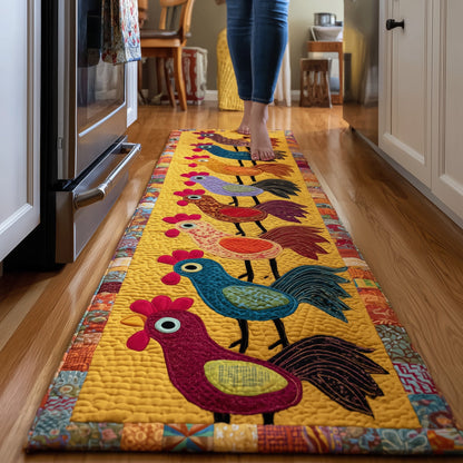 Whimsy Roosters Runner Rug GFTONT3998